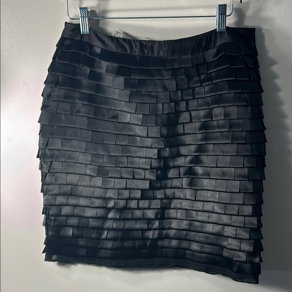 Elegant Black Layered Skirt